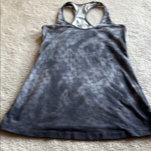 Lululemon Cool Racerback Grey Tie Dye size 6